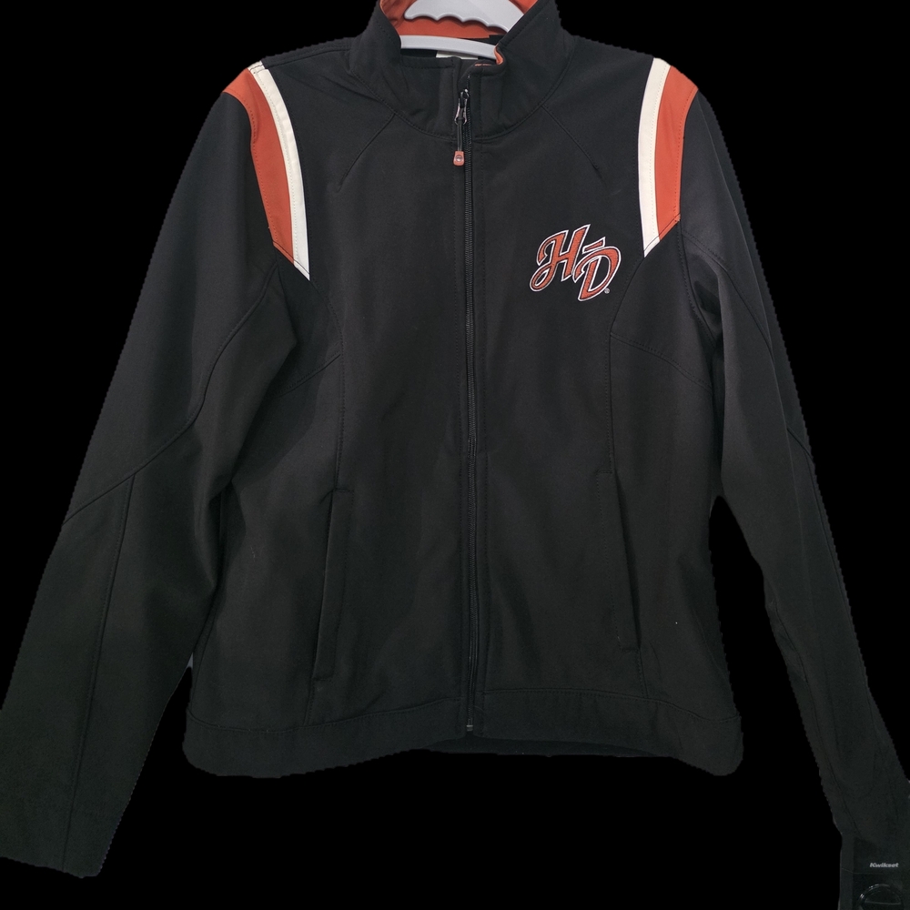 Women's Black and Orange Jacket